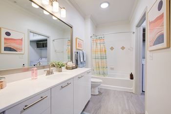 Wood-inspired plank flooring